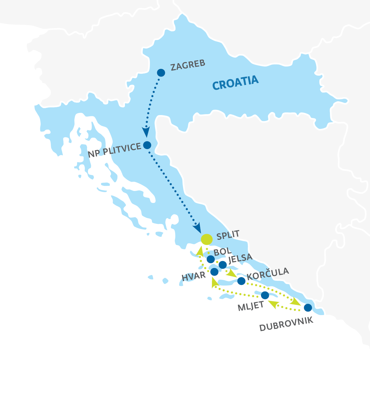 K228 Z Splendid Croatia from Zagreb to Split 2025 Kompas